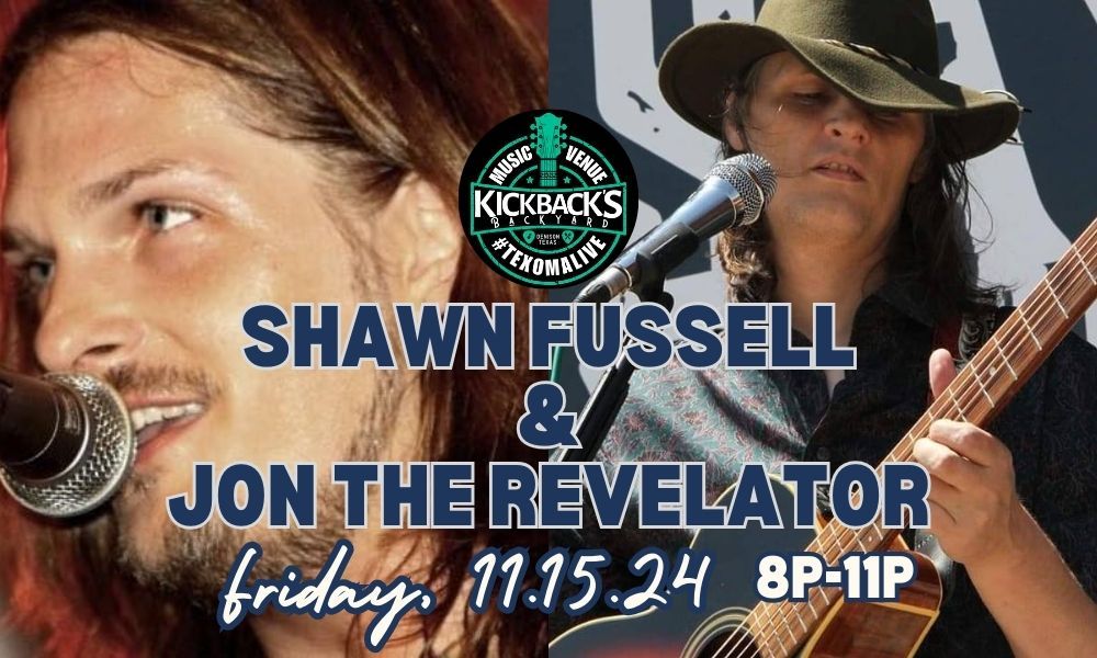 Shawn Fussell & Jon the Revelator at Kickback's Backyard Denison 11.15.24