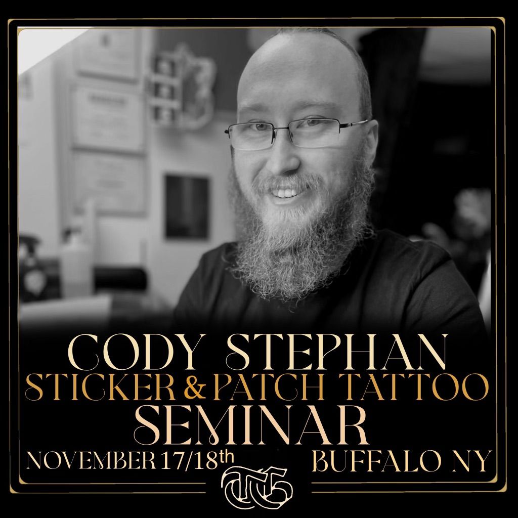 Sticker and Patch Seminar with Cody Stephan