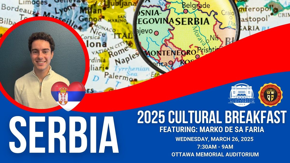 2025 Cultural Breakfast: Exploring Serbia with Marko de Sa Faria