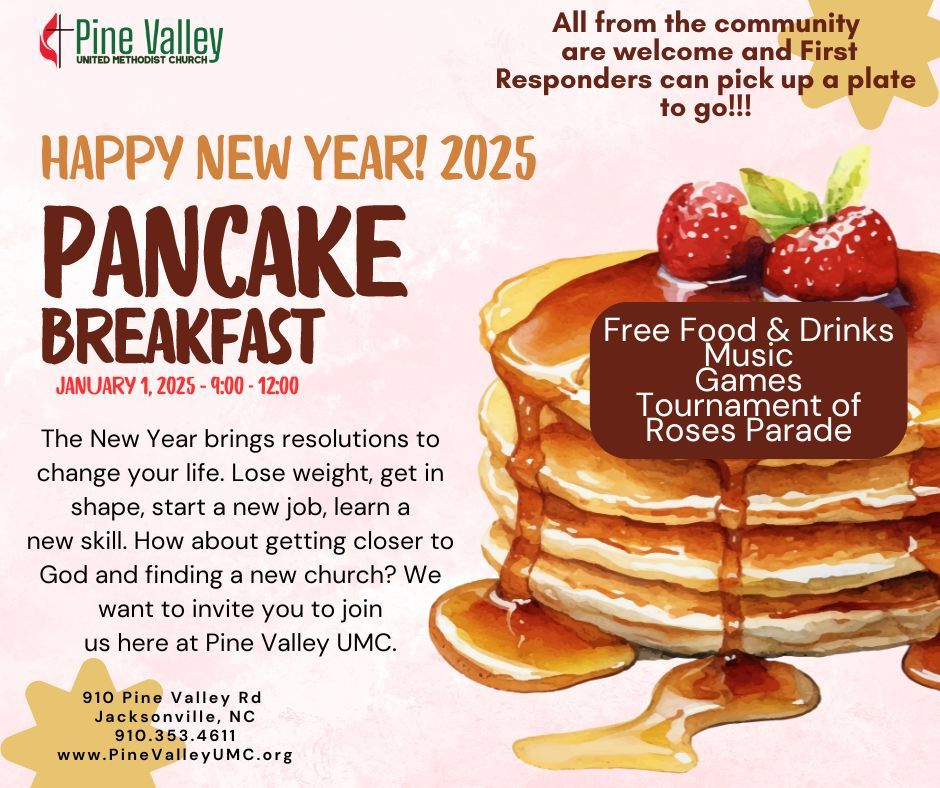 2025 New Year's Pancake Community Breakfast