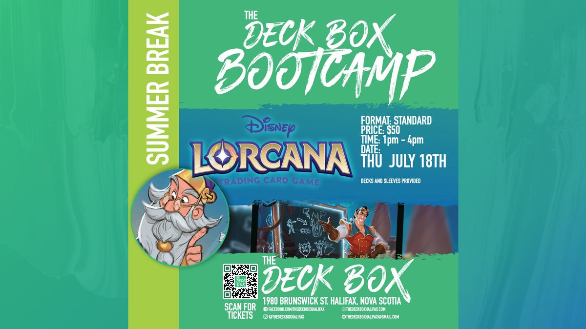 Summer Break Lorcana TCG Day  (Thursday July 18th -  1pm - 4pm) Week 3 Bootcamp