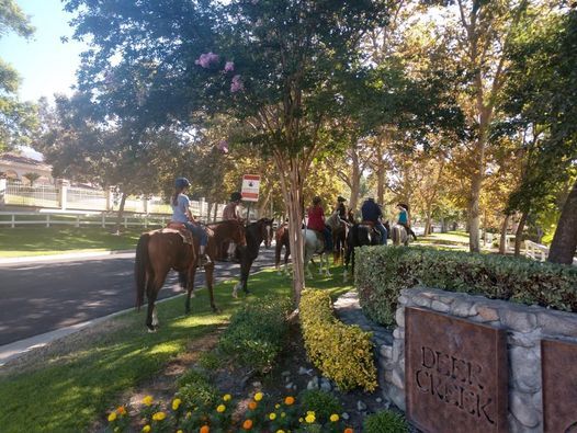ALRC March local trail ride to Deer Creek