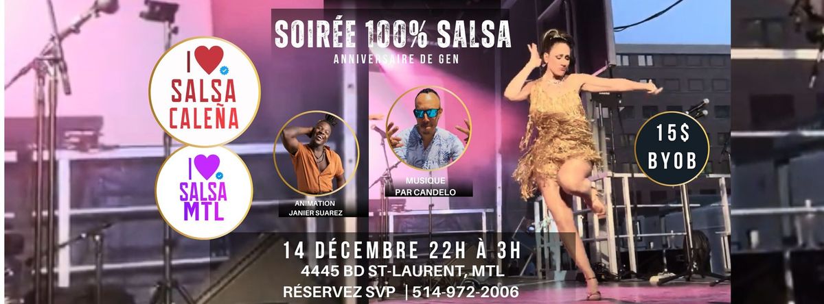 Soir\u00e9e 100% salsa cale\u00f1a (et anniversaire de Gen)