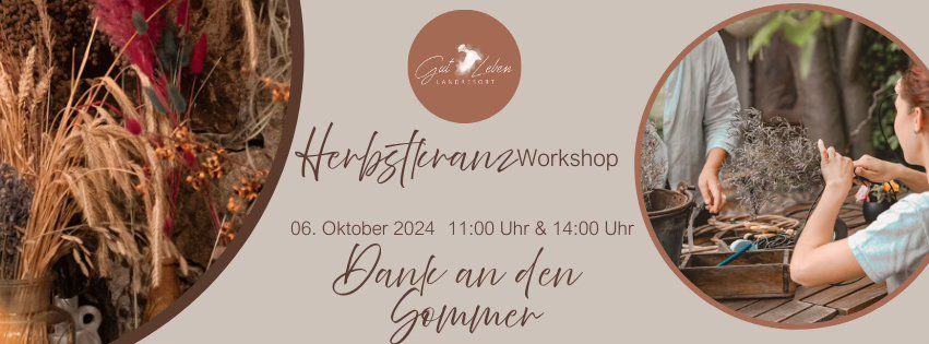 Herbstkranz Workshop "Dank an den Sommer" & Lille Caf\u00e9