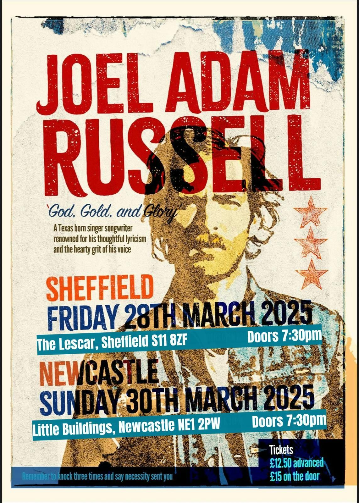 Joel Adam Russell with Support from Brandon Ridley