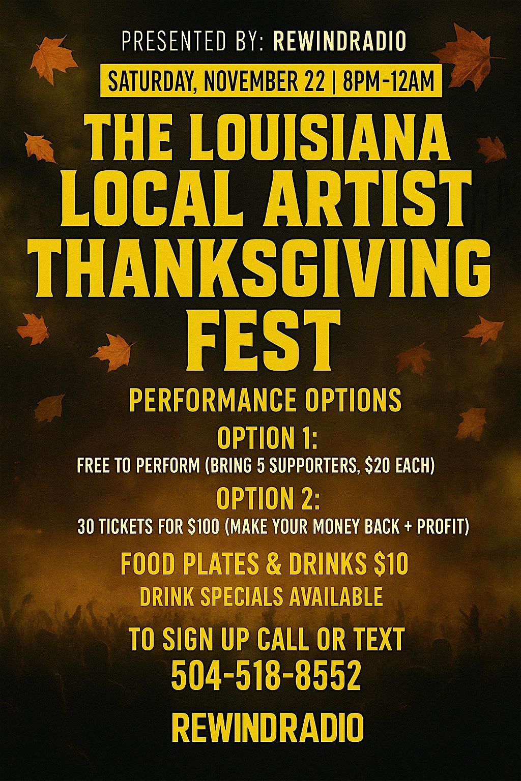 THE LOUISIANA LOCAL ARTIST FEST