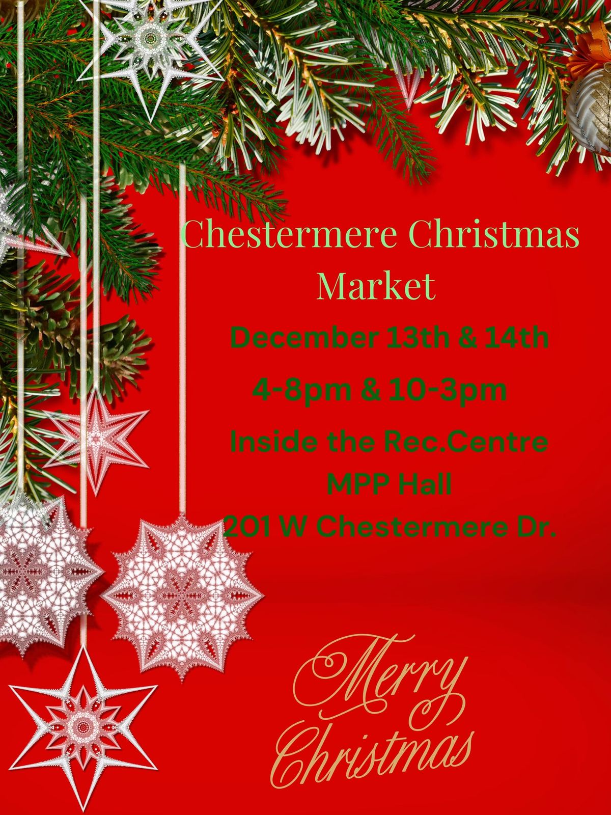 Chestermere December Market