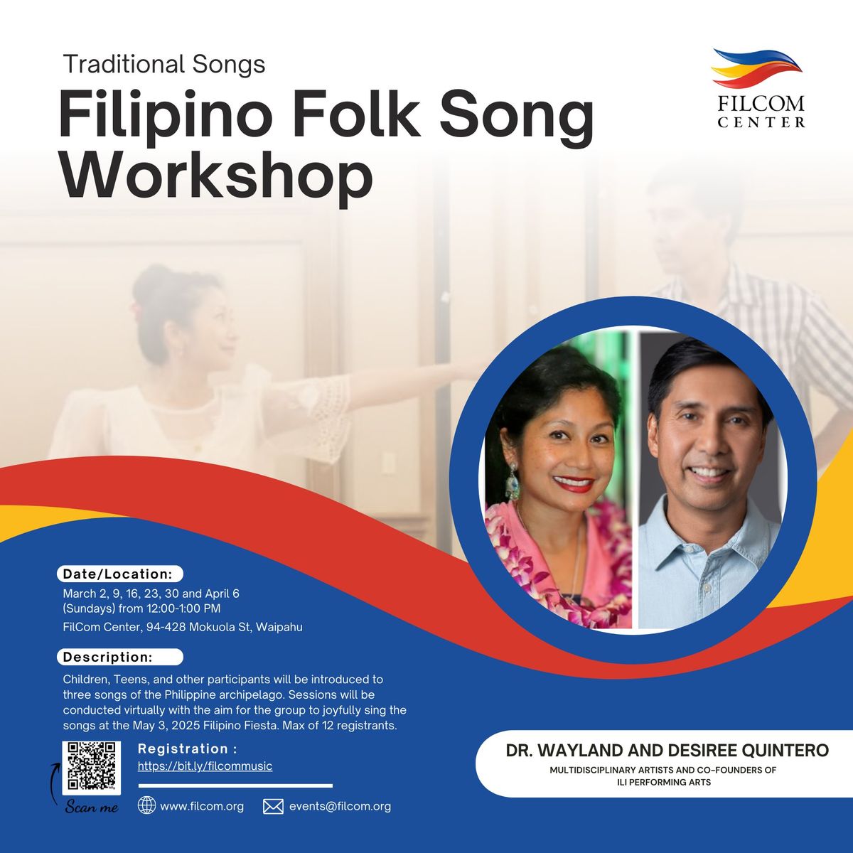 Filipino Folk Song Workshop