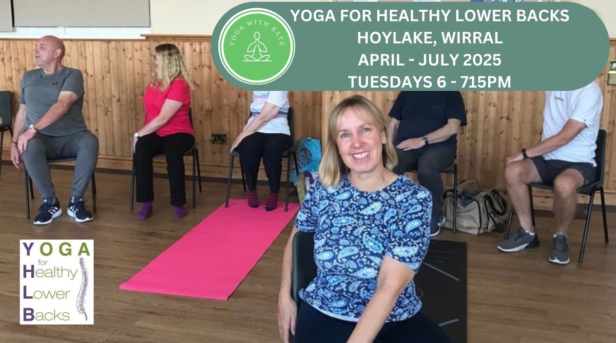 Yoga for healthy lower backs, Tuesday evenings, Hoylake