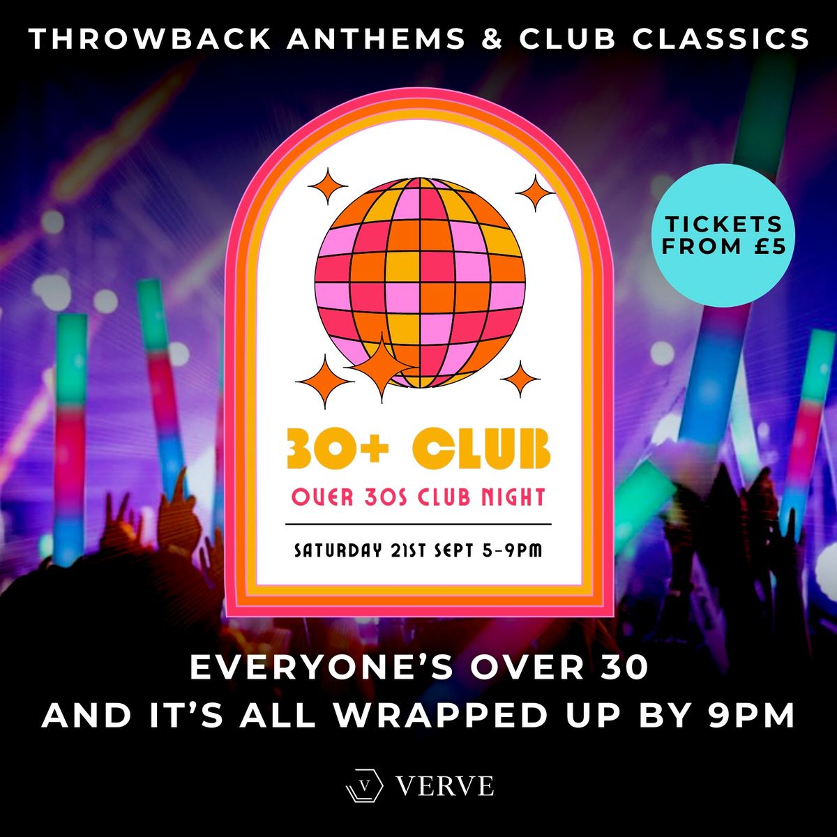 ?\u272830+ Club\u2728? Over 30s Club Night!?