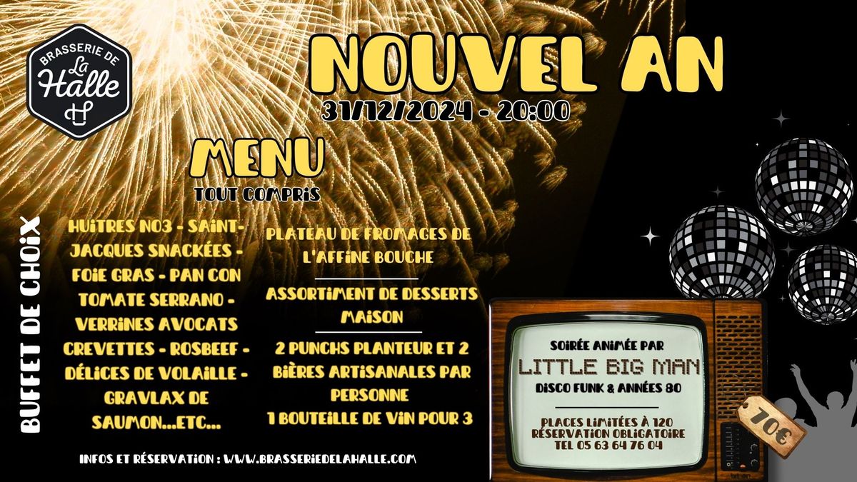 Nouvel An Exceptionnel \u00e0 la Brasserie !