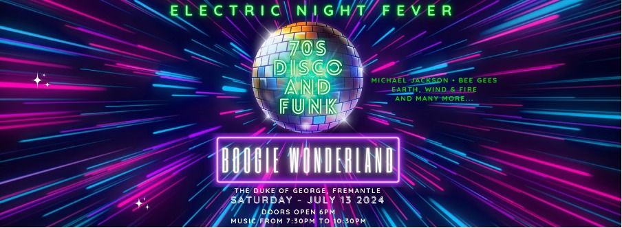 Electric Night Fever | Boogie Wonderland