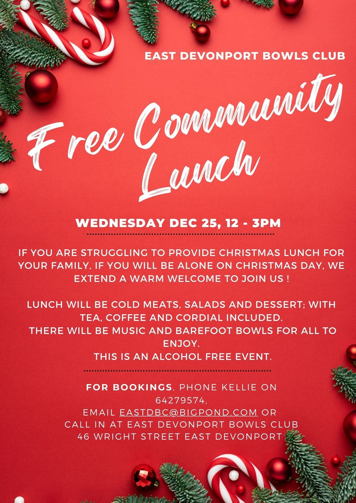 Free Community Lunch