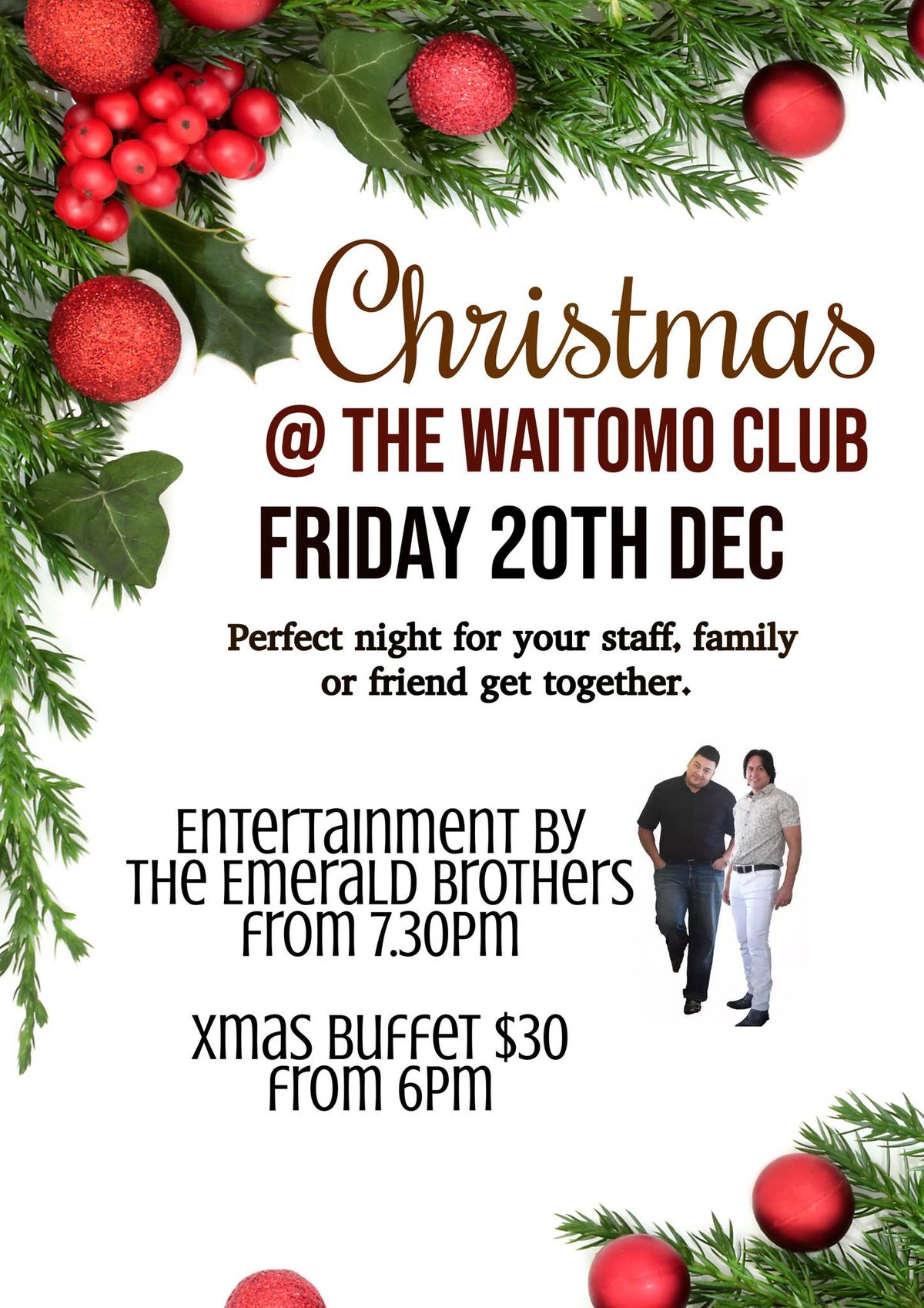 Xmas At The Waitomo Club