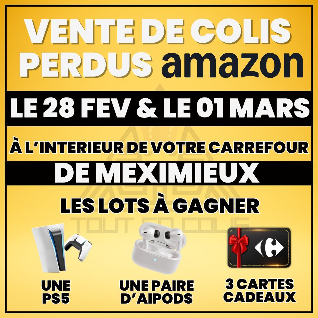 \ud83d\udce6 Vente de colis perdus AMAZON \ud83d\udce6