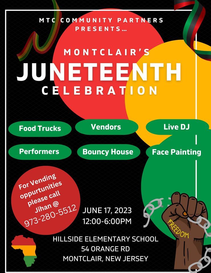 Montclair\u2019s Annual Juneteenth Celebration!