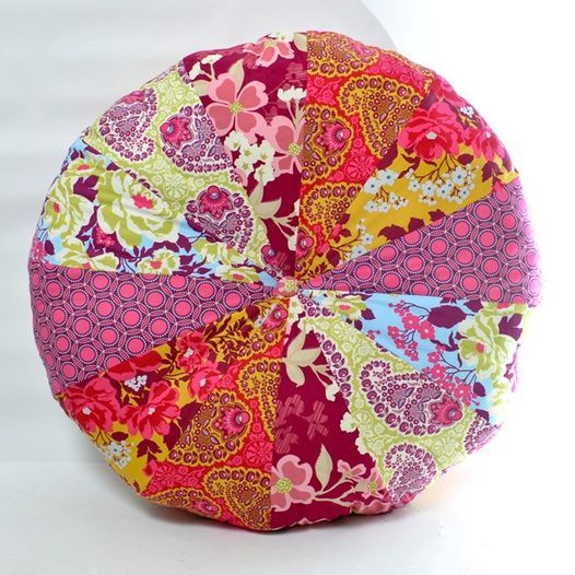 Beginner Sewing: Patchwork Pouf