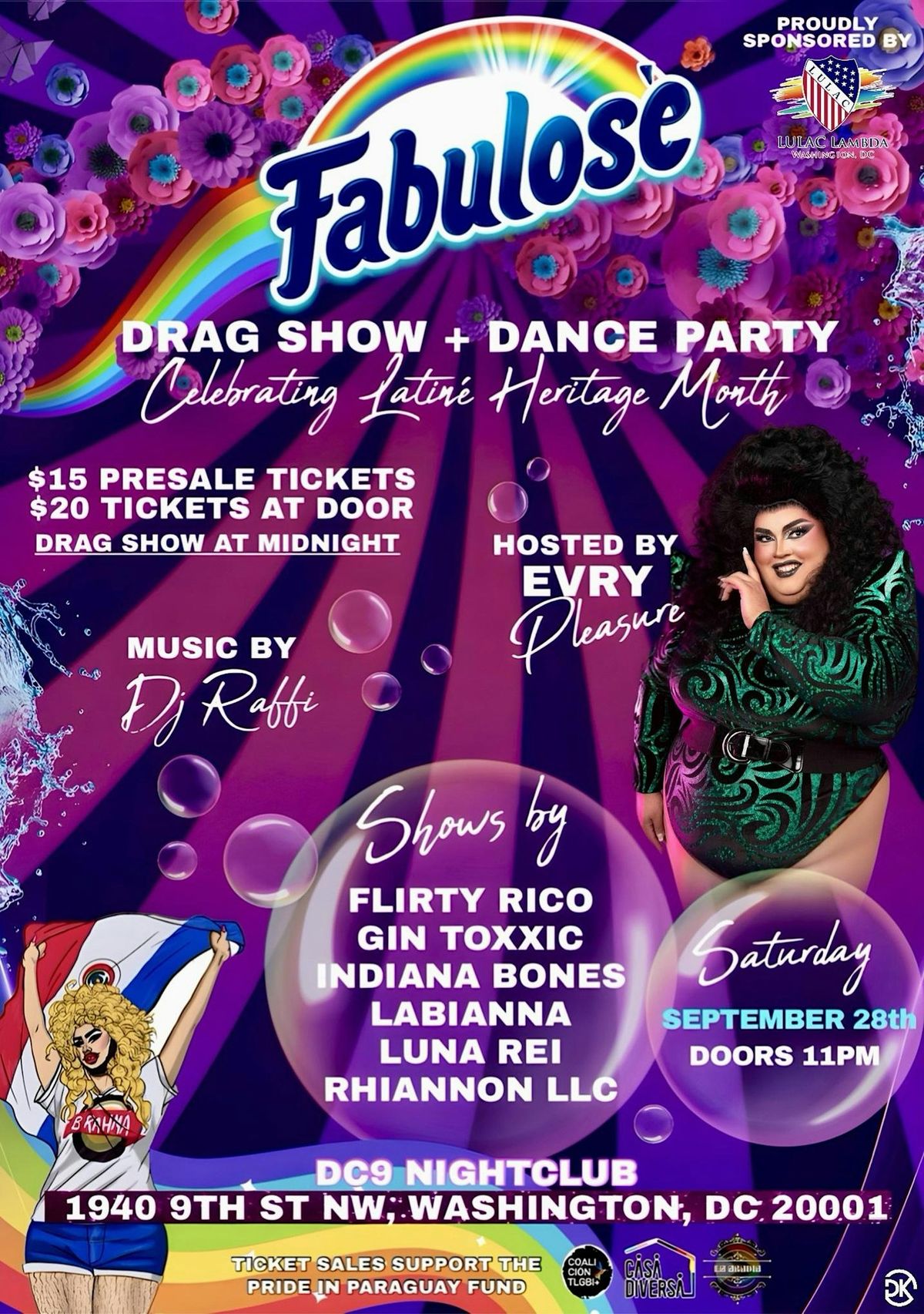 FABULOS\u00c9 : Drag Show & Dance Party : Hosted by Evry Pleasure