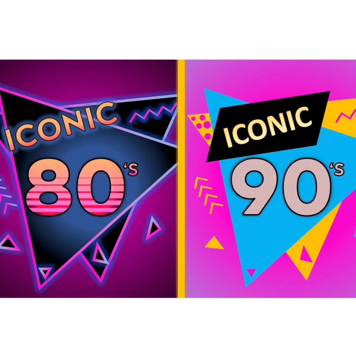 Iconic 80s v 90s