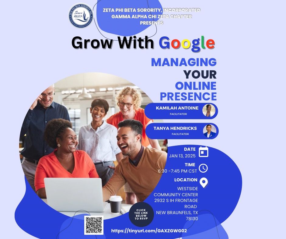 Grow with Google: Managing Your Online Presence