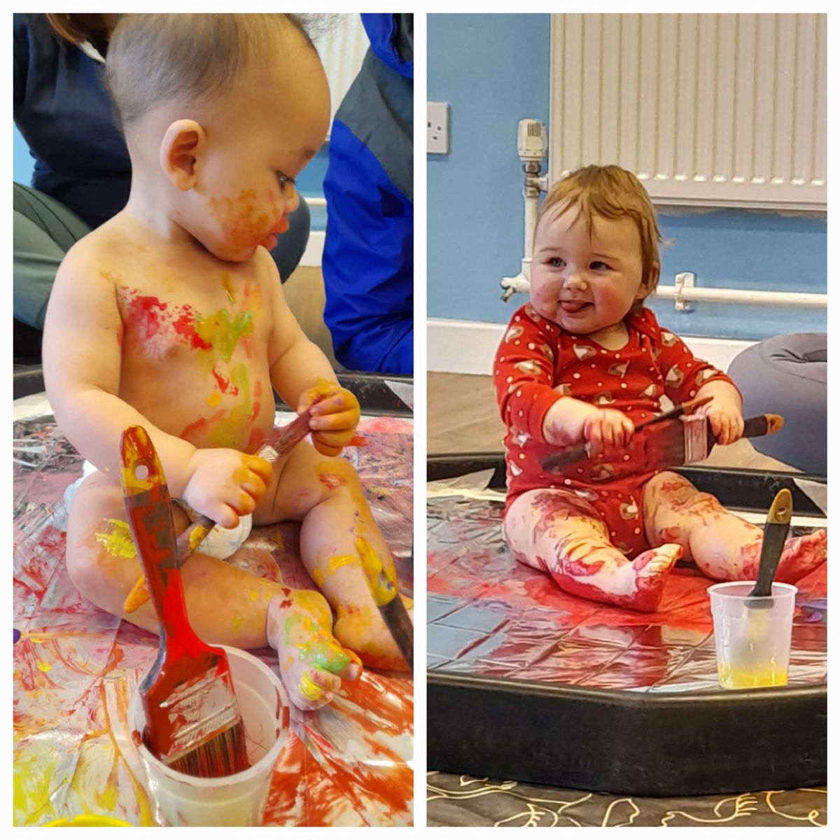 Jump into Baby Messy Play