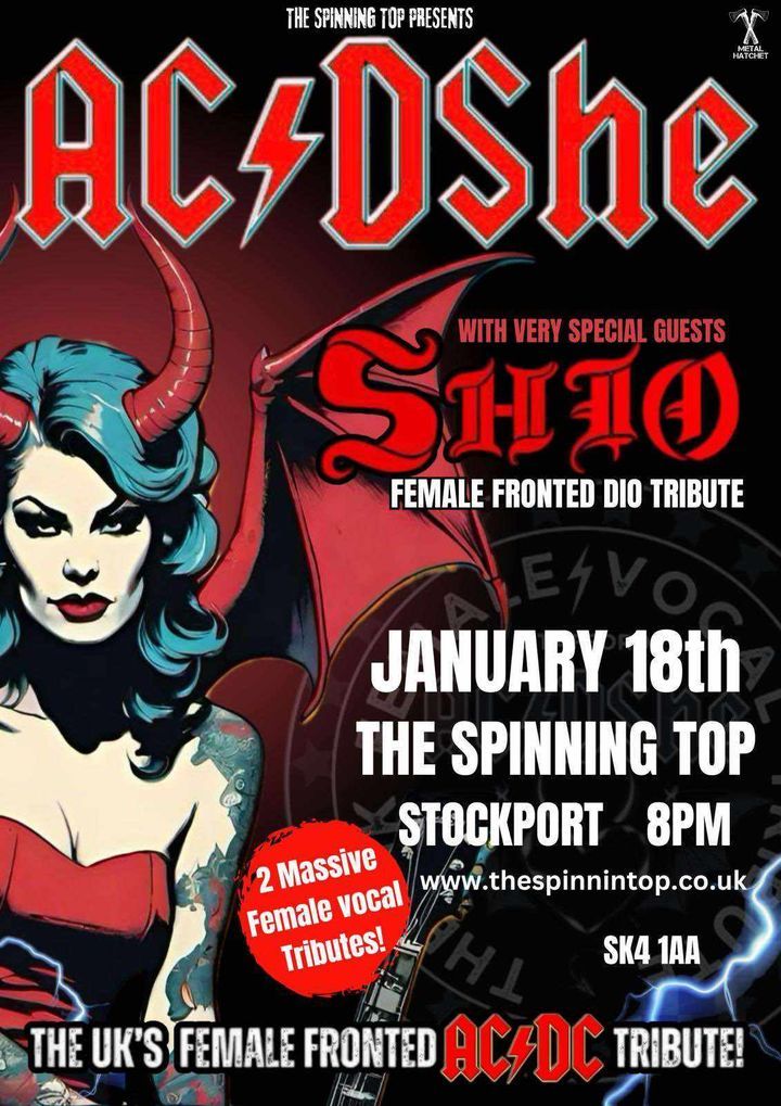 ACD\/she + SHIO  Two female fronted classic rock tributes!