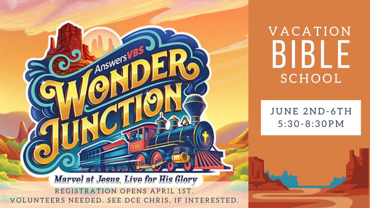 Vacation Bible School: Wonder Junction