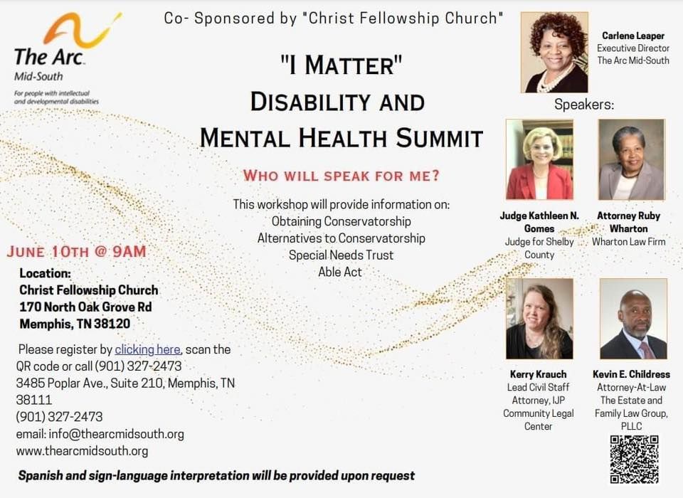 I Matter  Disability & Mental Health Summit 
