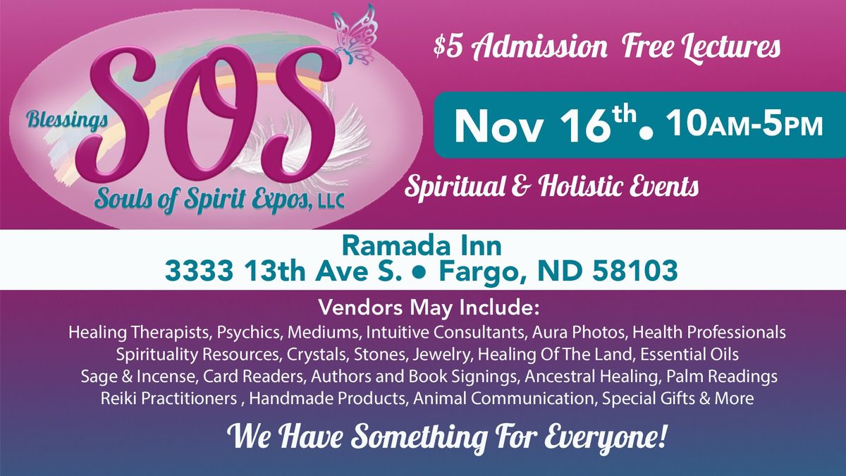 SOS Spiritual & Holistic Expo- Fargo, ND