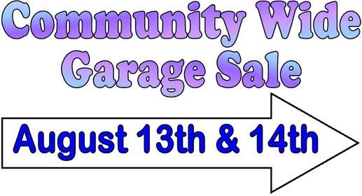 Community Wide Garage Sale