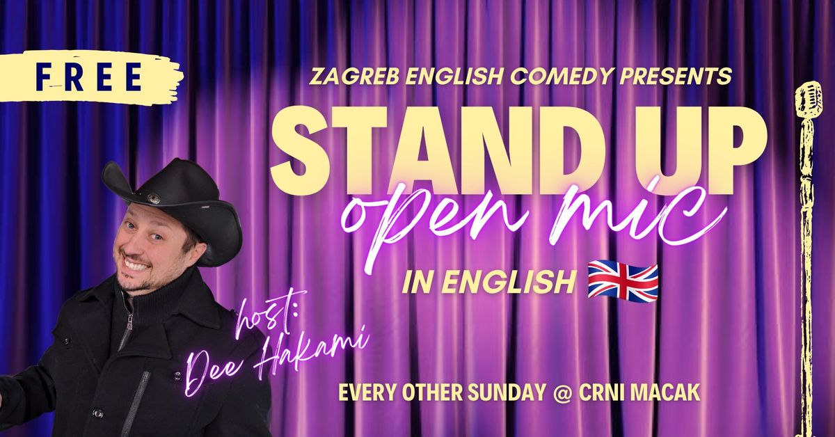 English Stand-Up Open Mic #27