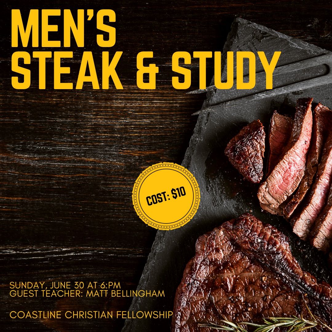 Men\u2019s Steak & Study Night