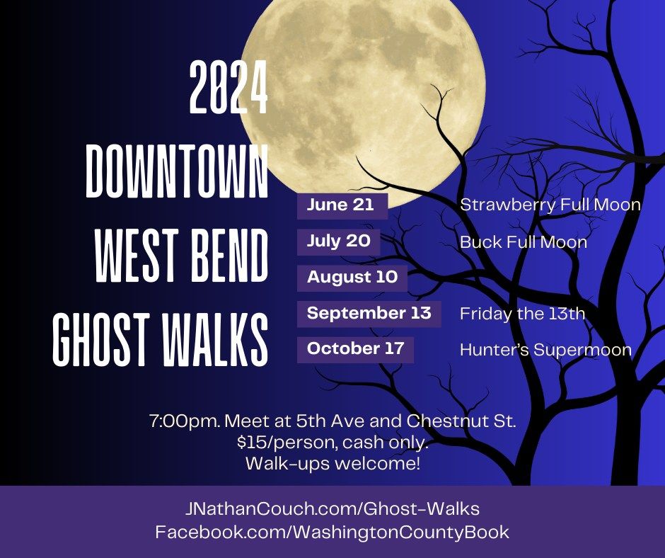 Full Moon Downtown West Bend Ghost Walk