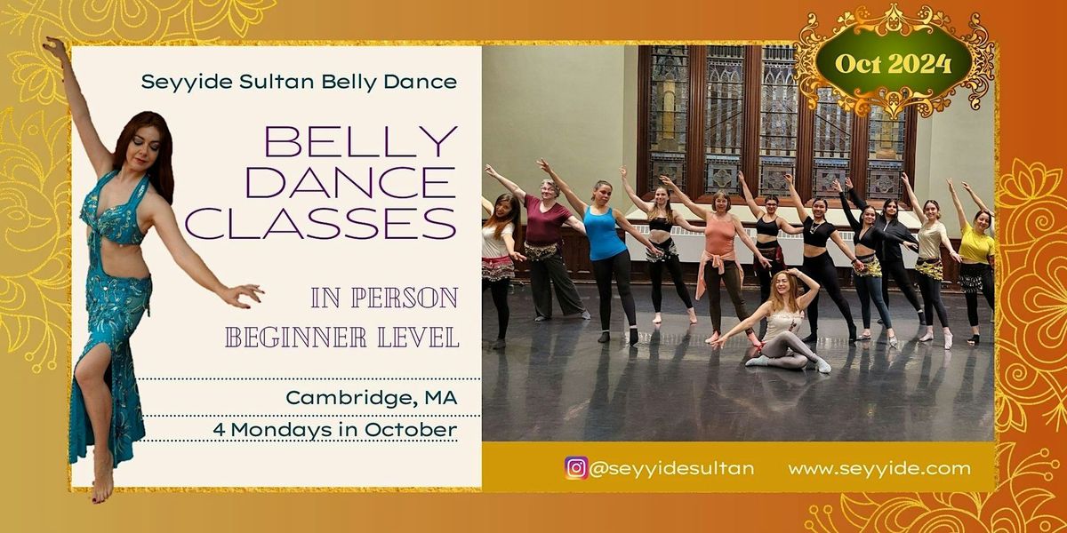 October Belly Dance Classes for Beginners, IN PERSON