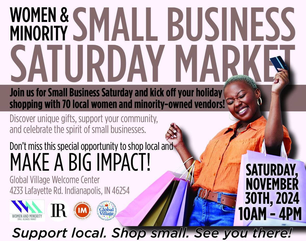 Women and Minority Small Business Saturday Market