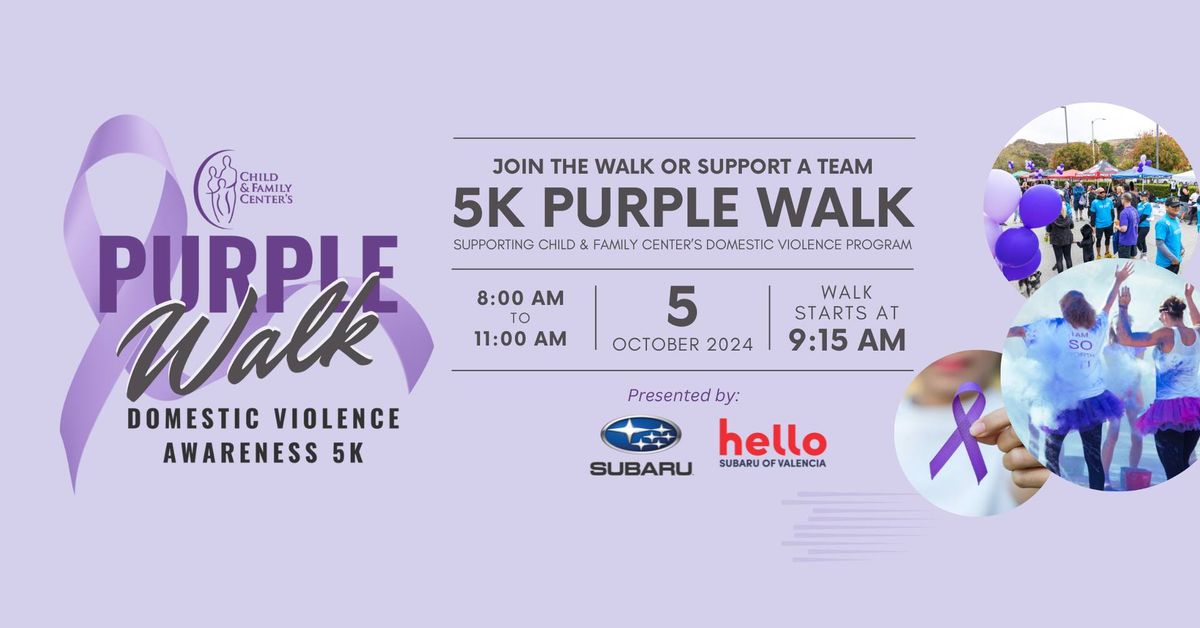 Purple Walk Domestic Violence Awareness 5k