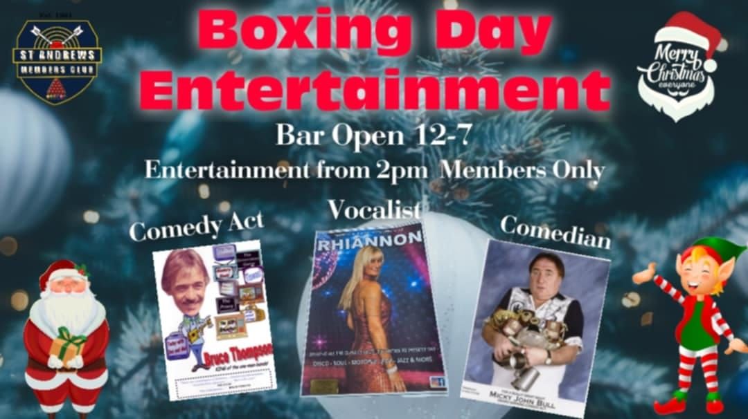 Boxing Day Cabaret 