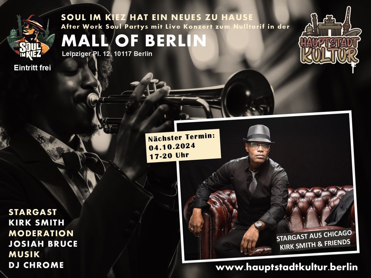 Soul Konzert in der Mall of Berlin