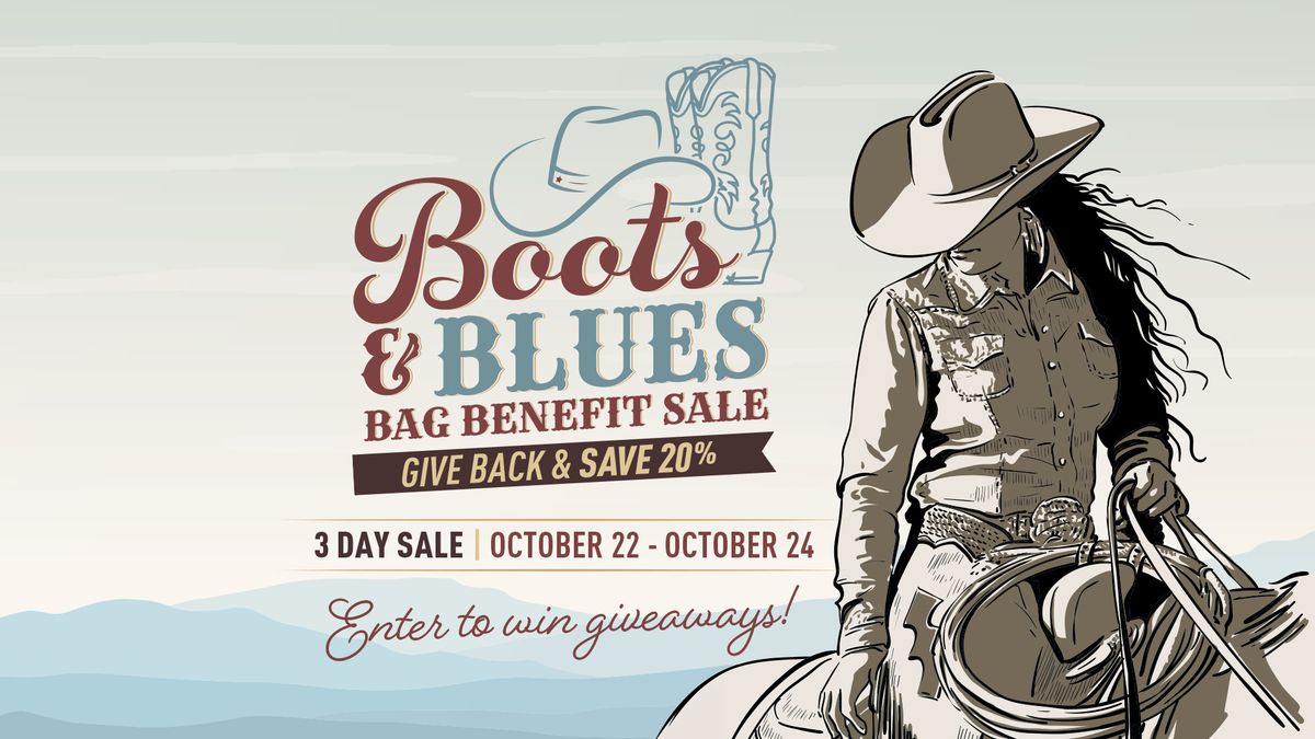 Boots & Blues Bag Benefit Sale