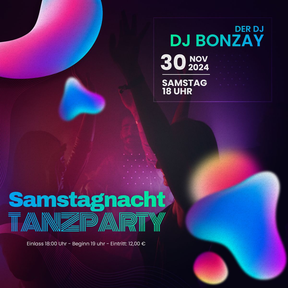 Samstagnacht-Tanzparty