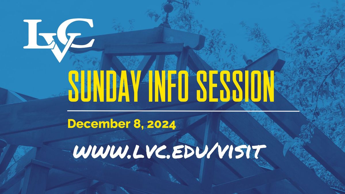 Sunday Information Session