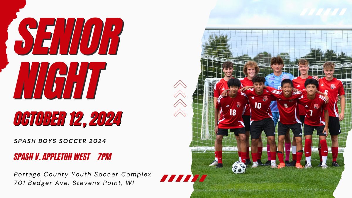 SPASH Boys Soccer Senior Night