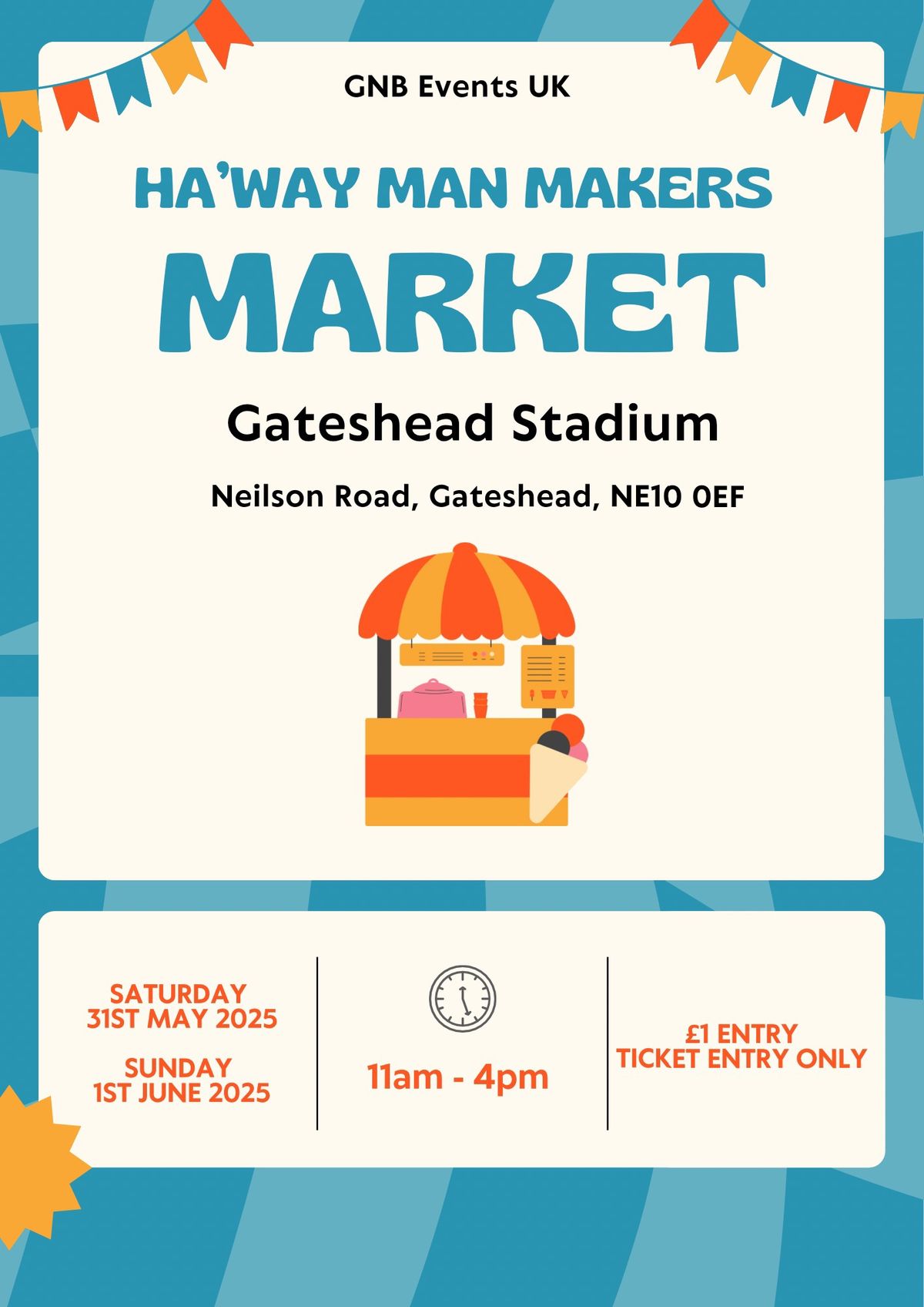 Ha\u2019way Man Craft Market Gateshead Stadium