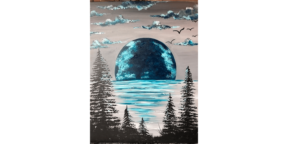Blue Moon Rising - Paint and Sip in Houston | Classpop!\u2122