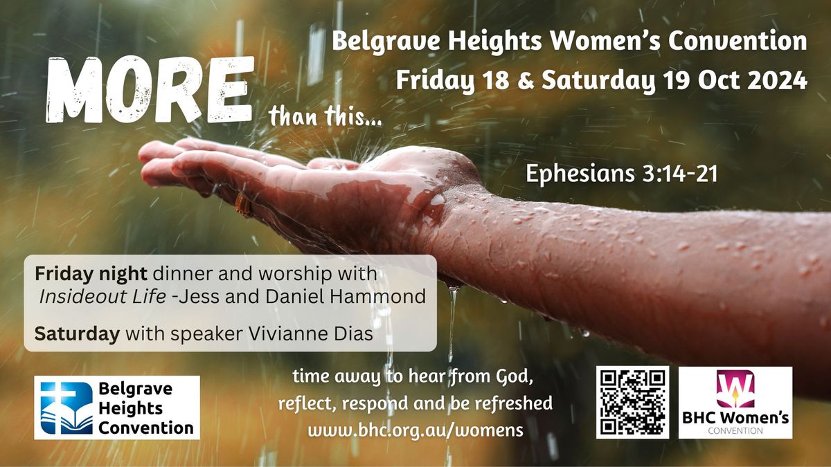 Belgrave Heights Womens Convention 2024.