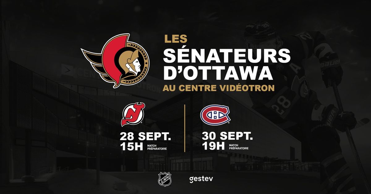 Les S\u00e9nateurs d'Ottawa \/ Centre Vid\u00e9otron