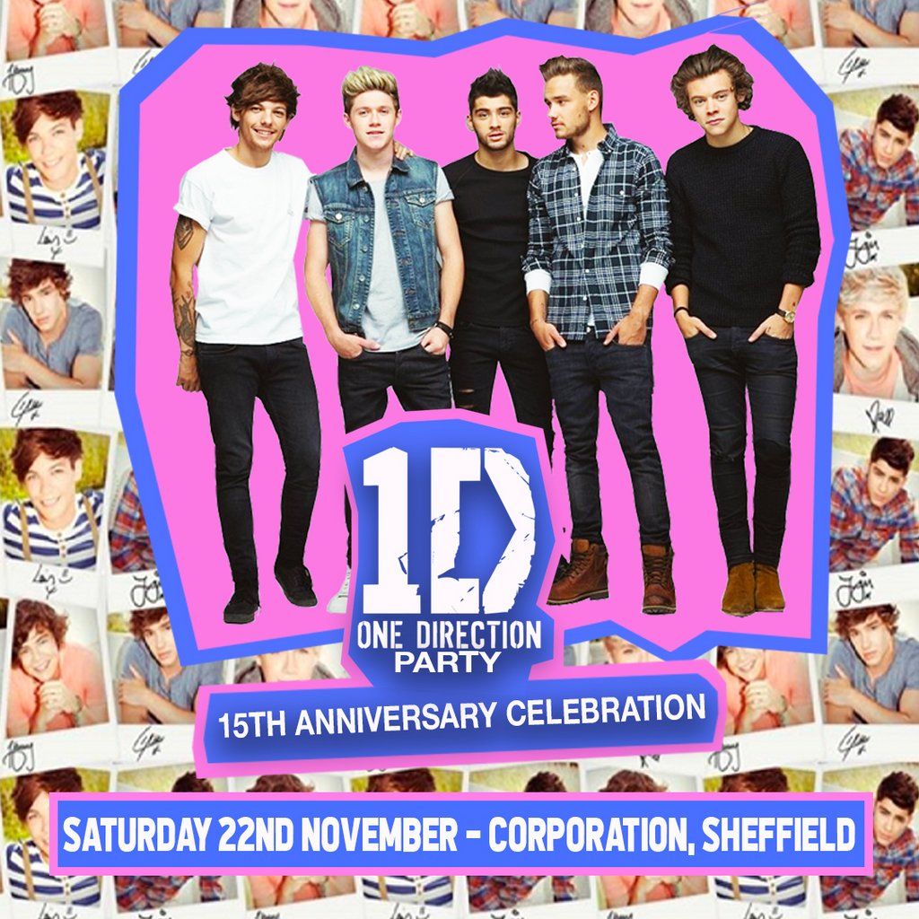 15 Years Of One Direction Party (Sheffield)