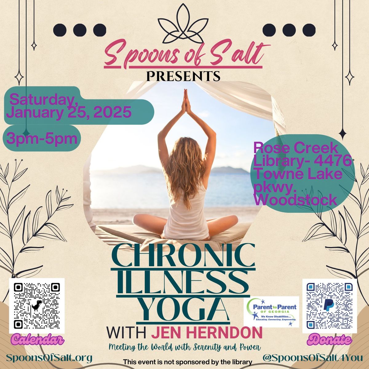 Spoons of Salt Presents: NOW YOGA with Jen Herndon