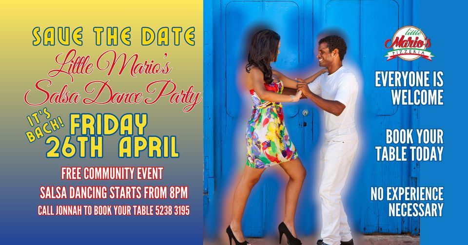 Salsa Dance Party ? FRIDAY 26th April - MA WAN