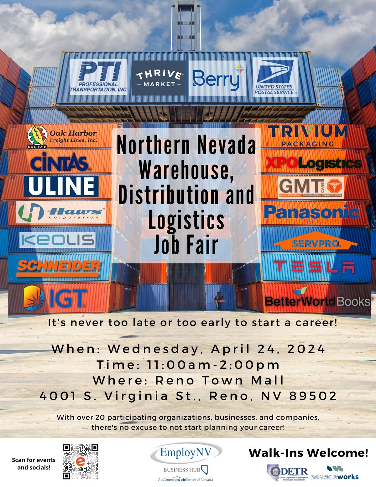 Northern Nevada Warehousing, Distribution & Logistics Job Fair